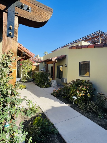 Fireplace Room Garden View